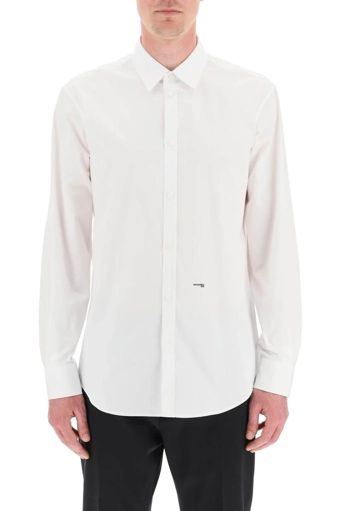 商品DSQUARED2|Dsquared2 Slim Fit Poplin Shirt,价格¥1050,第2张图片详细描述