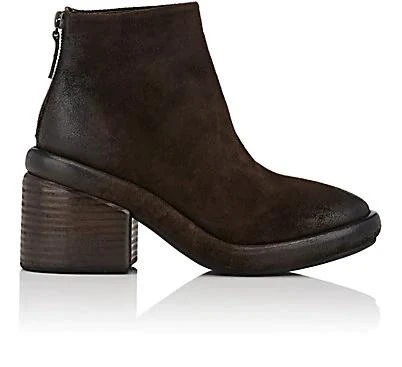 商品Marsèll|Distressed Suede Ankle Boots,价格¥2972,第1张图片