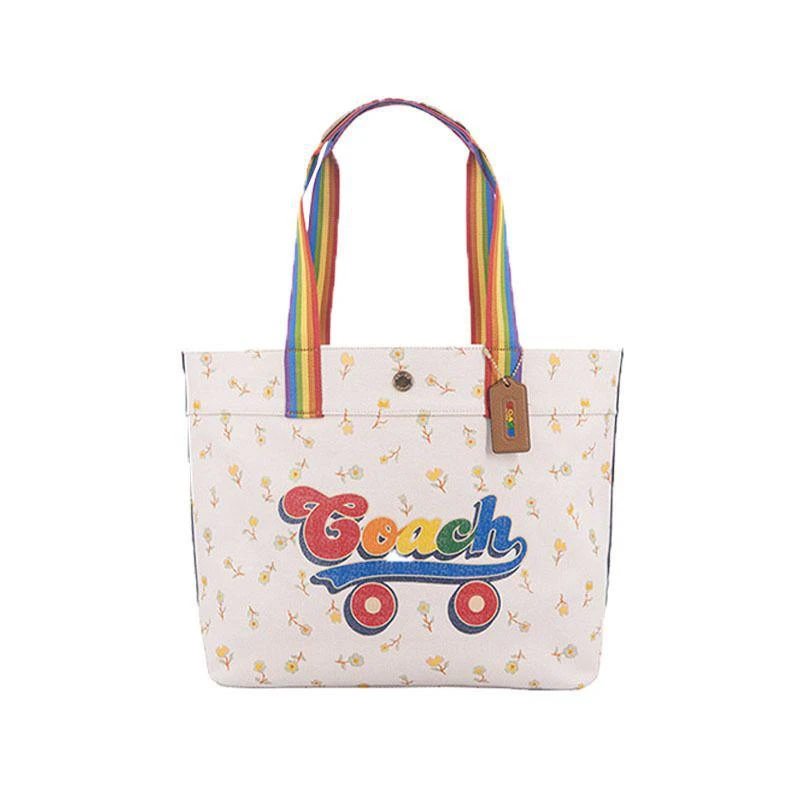 商品Coach|香港直邮COACH 女士印花手提包 C4099IMCAH,价格¥2787,第1张图片