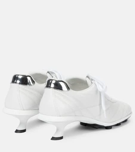 商品Miu Miu|Leather sneaker pumps,价格¥7251,第3张图片详细描述