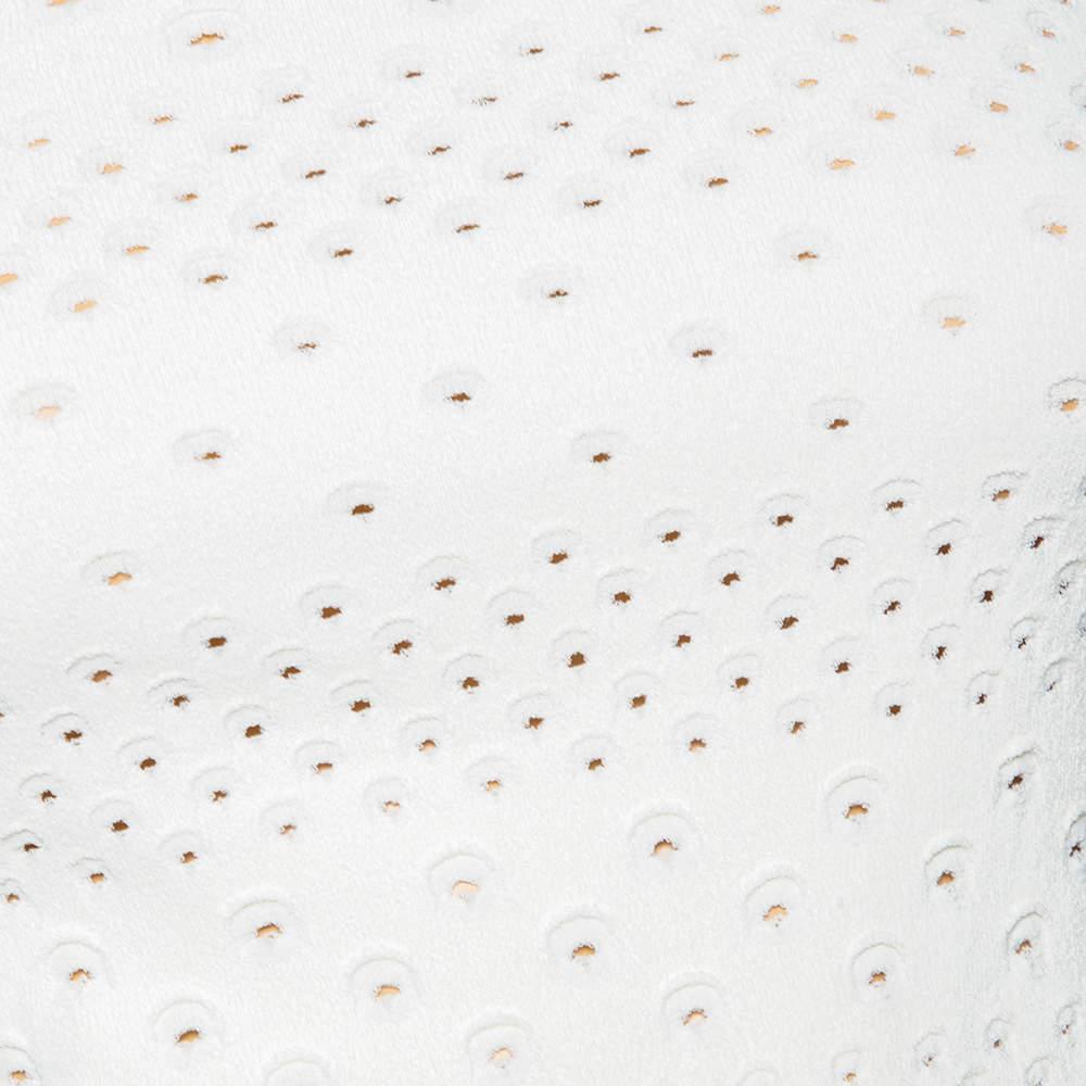 Alexander McQueen White Eyelet Knit Long Sleeve Sweater XS商品第4张图片规格展示