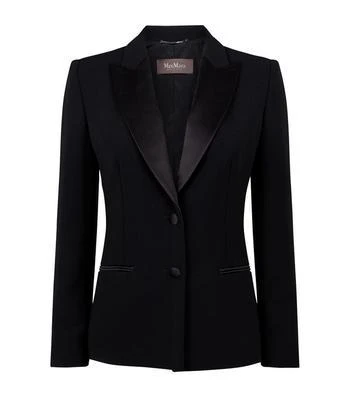 商品Max Mara|Silk Trim Blazer,价格¥8697,第1张图片
