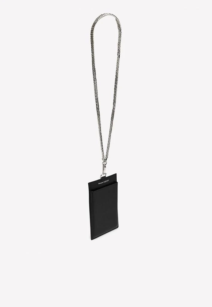 商品Alexander McQueen|Leather Phone Case with Chain Strap,价格¥2476,第2张图片详细描述