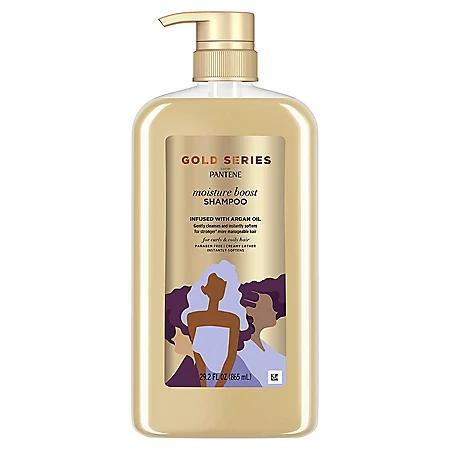 商品Pantene|Pantene Gold Series  Moisture Boost Shampoo (29.2 fl. oz.),价格¥96,第1张图片