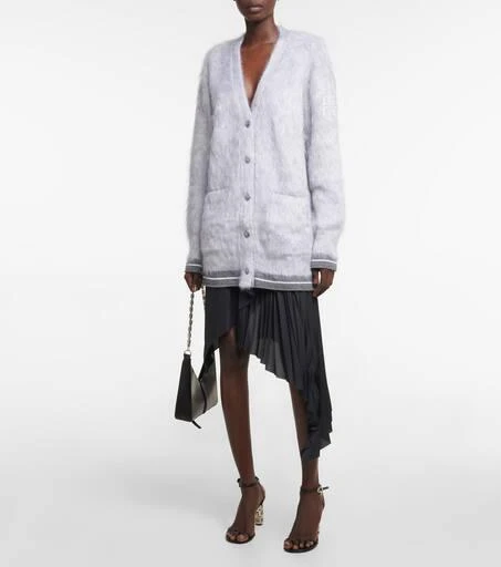 商品Givenchy|条纹毛绒大廓形开衫,价格¥11075,第2张图片详细描述