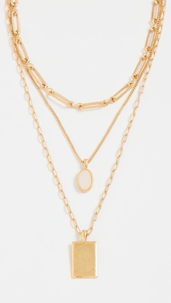 商品Madewell|Madewell Nightstone 项链套装,价格¥249,第2张图片详细描述