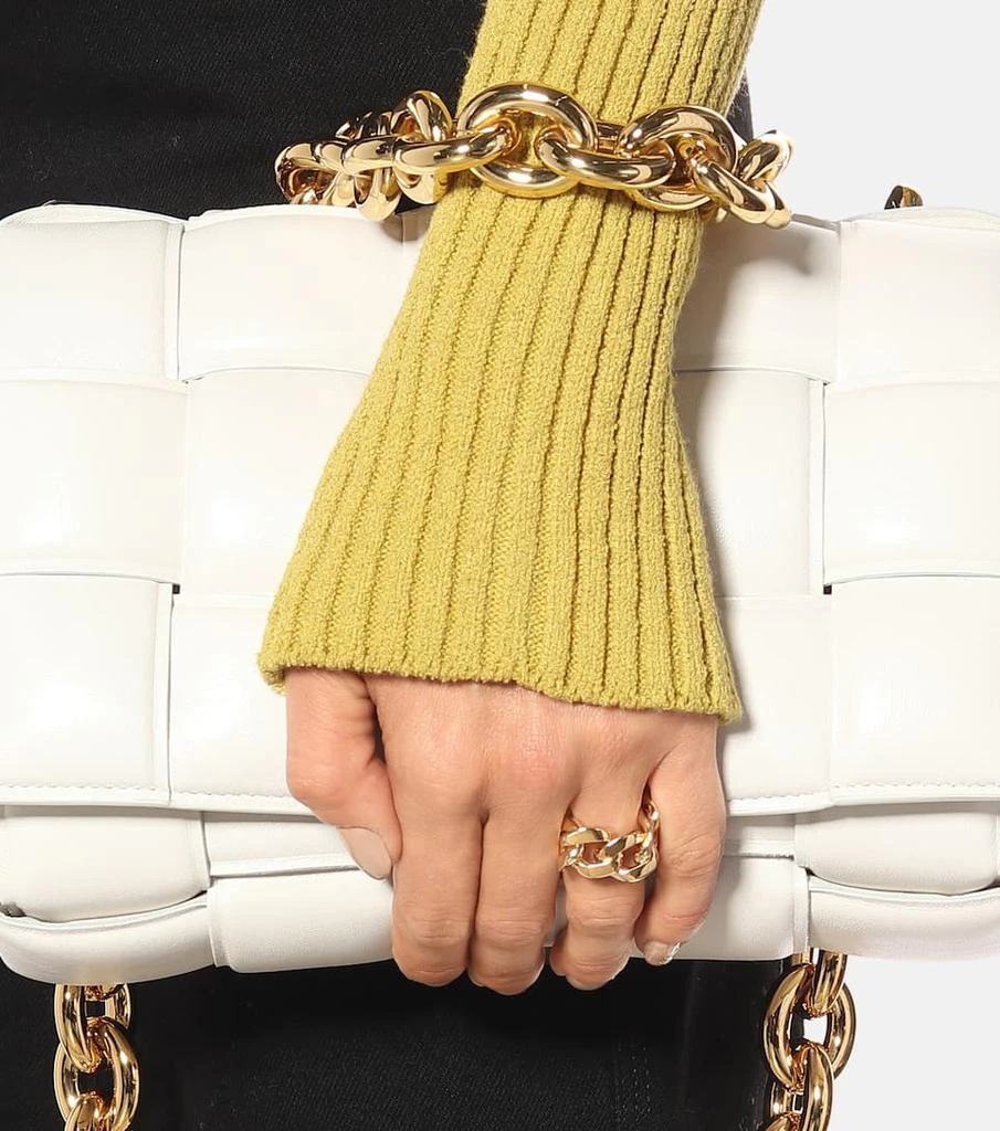 商品Bottega Veneta|Gold-plated sterling silver chain ring,价格¥5788,第2张图片详细描述