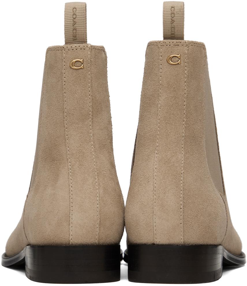 Beige Metropolitan Chelsea Boots商品第2张图片规格展示
