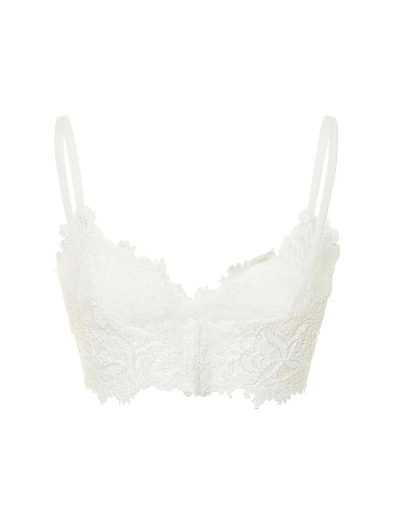 商品ERMANNO|Cotton Blend Lace Bra Top,价格¥3718,第4张图片详细描述