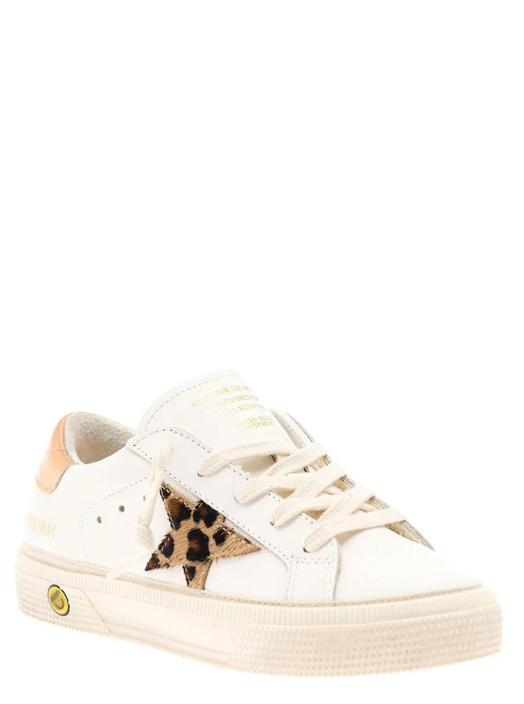 商品Golden Goose|Golden Goose Kids Girls Super Star Sneakers With Leopard Star,价格¥2527,第2张图片详细描述