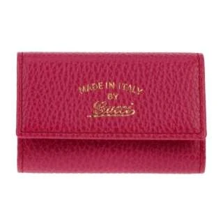 商品Gucci|GUCCI 女士粉色皮革钥匙包 354499-CAO0G-5614,价格¥1086,第1张图片