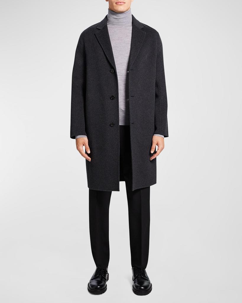 Men's Suffolk Luxe Wool-Cashmere Overcoat商品第1张图片规格展示