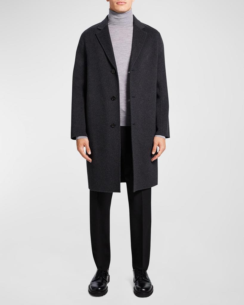 商品Theory|Men's Suffolk Luxe Wool-Cashmere Overcoat,价格¥3989,第1张图片