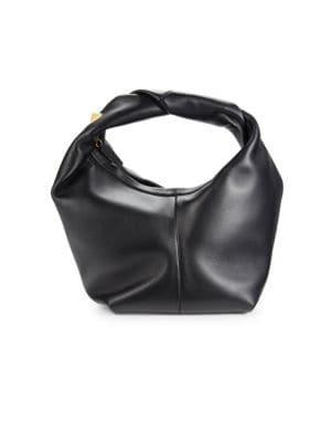 Studded Leather Hobo Bag商品第1张图片规格展示