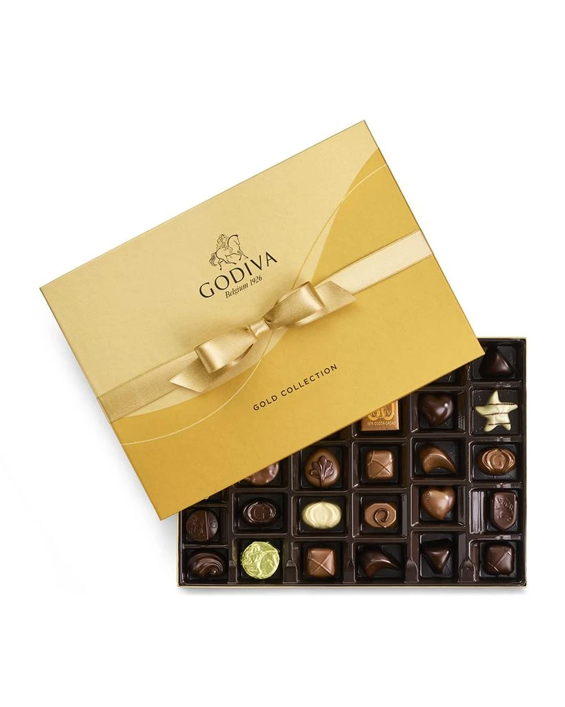 商品Godiva|36-Piece Assorted Chocolate Gold Gift Box,价格¥457,第3张图片详细描述