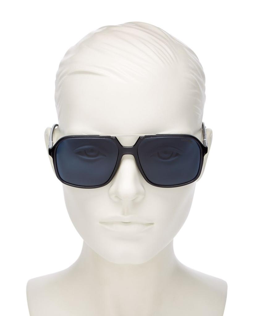 Unisex Brow Bar Square Sunglasses, 59mm商品第4张图片规格展示