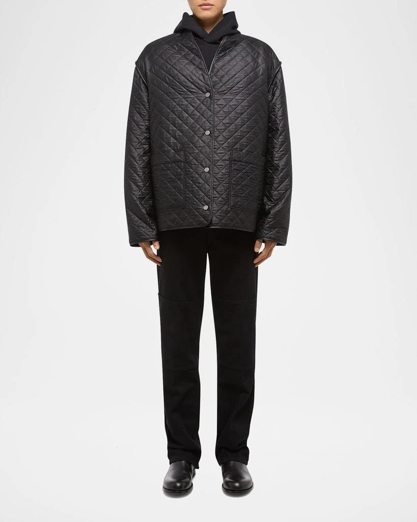 商品Helmut Lang|Men's Quilted V-Neck Padded Jacket,价格¥3561,第2张图片详细描述