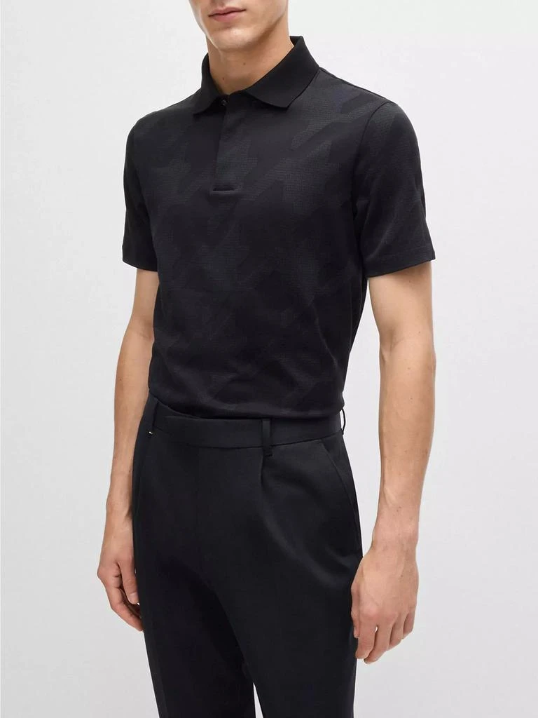 商品Hugo Boss|Mercerized Cotton Slim Fit Polo Shirt,价格¥746,第3张图片详细描述