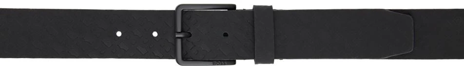 商品Hugo Boss|Black Embossed Leather Belt,价格¥318,第1张图片