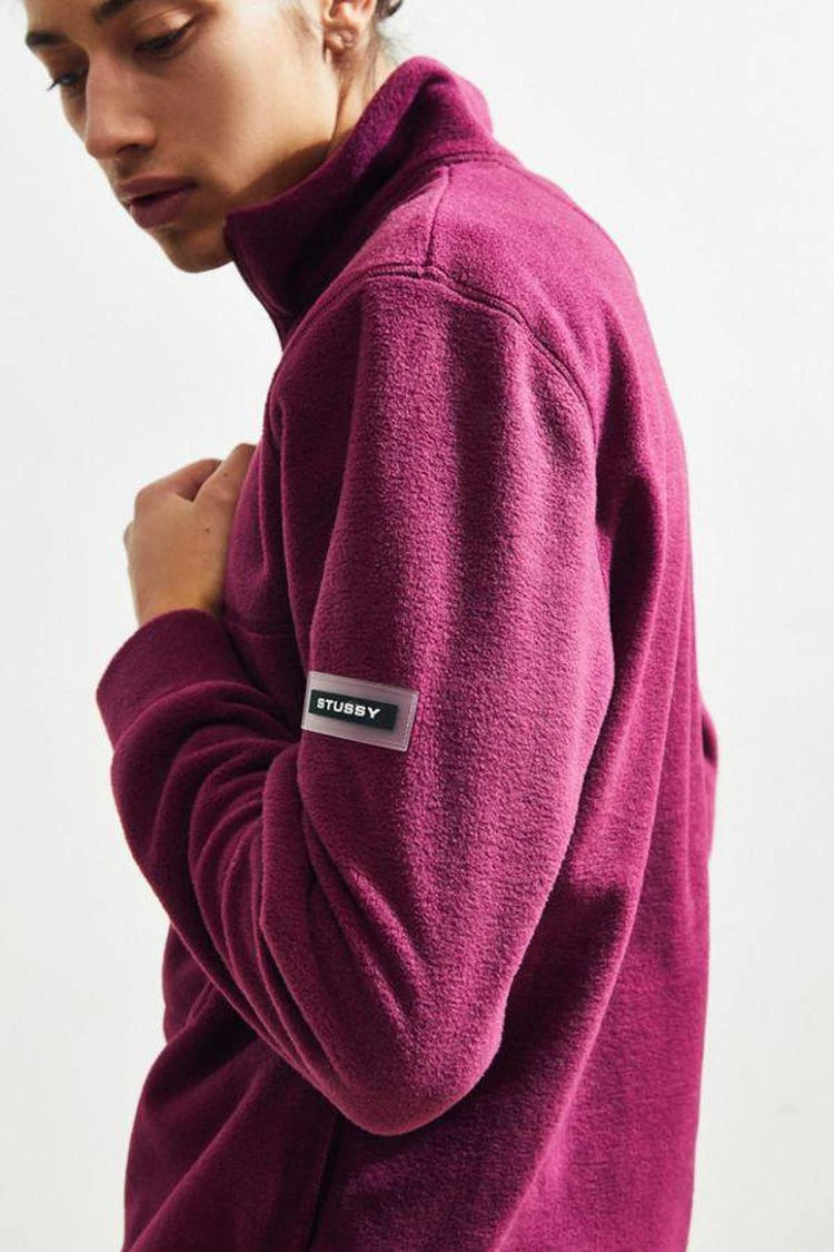 商品STUSSY|Stussy Polar Fleece Mock Neck Pullover Sweatshirt,价格¥605,第2张图片详细描述