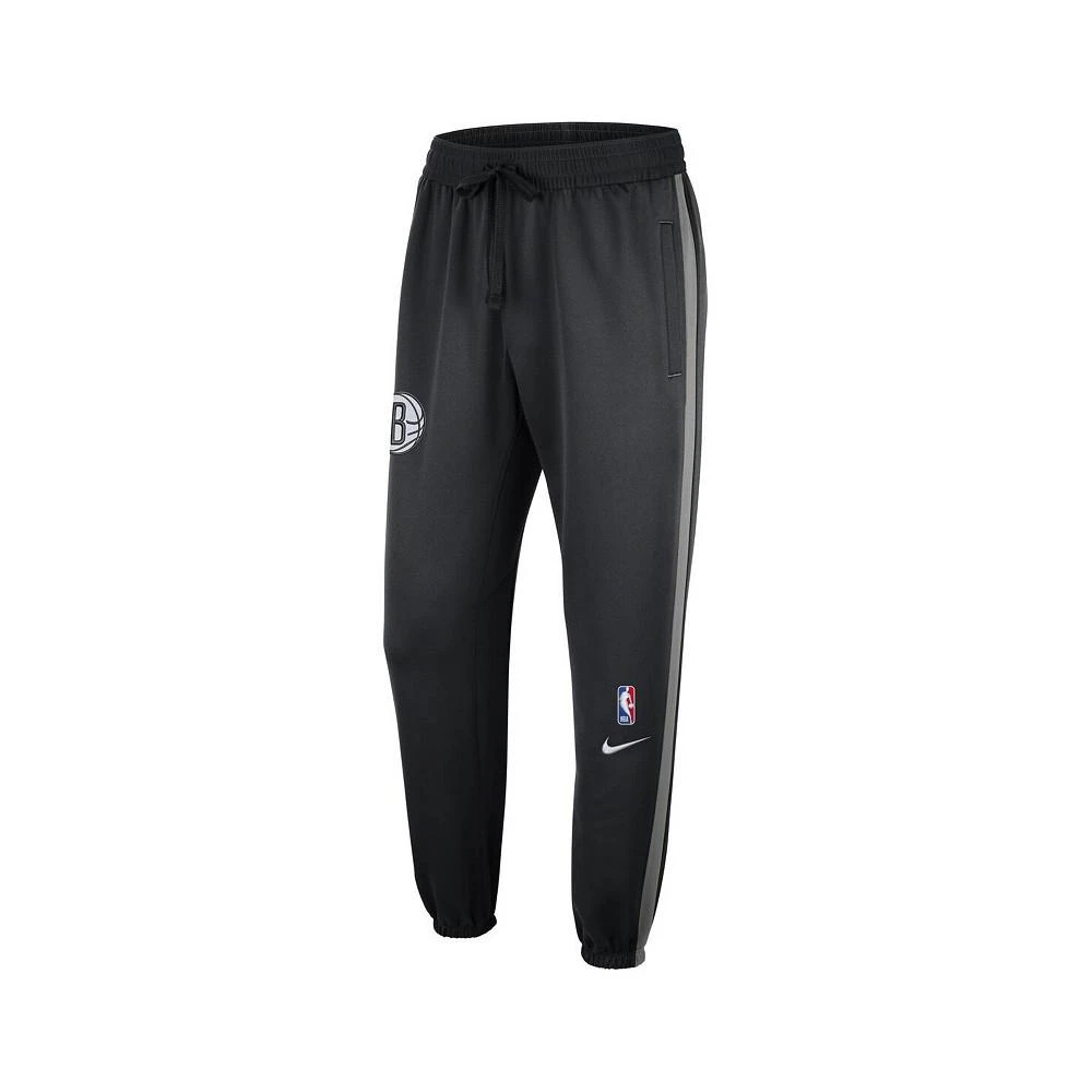 商品NIKE|Men's Black Brooklyn Nets Authentic Showtime Performance Pants,价格¥844,第2张图片详细描述