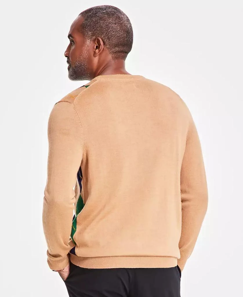 商品Club Room|Men's Argyle Merino Sweater, Created for Macy's,价格¥150,第3张图片详细描述