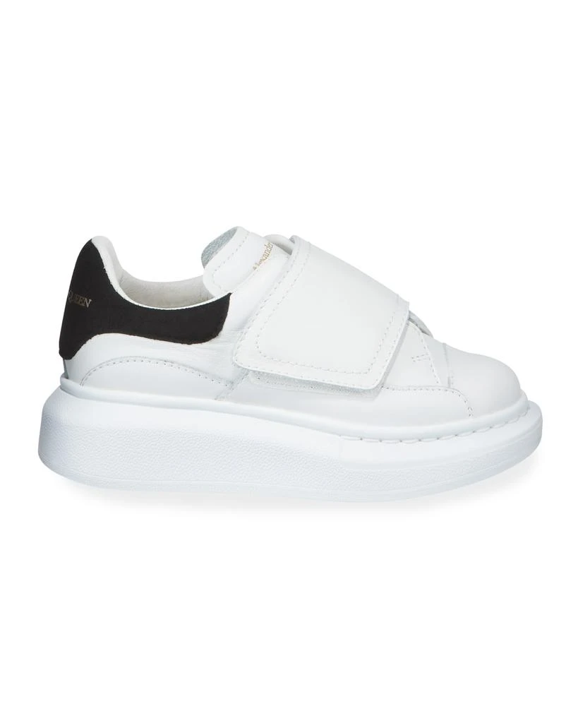 商品Alexander McQueen|Boy's Oversized Grip-Strap Leather Sneakers, Toddler/Kids,价格¥905,第1张图片