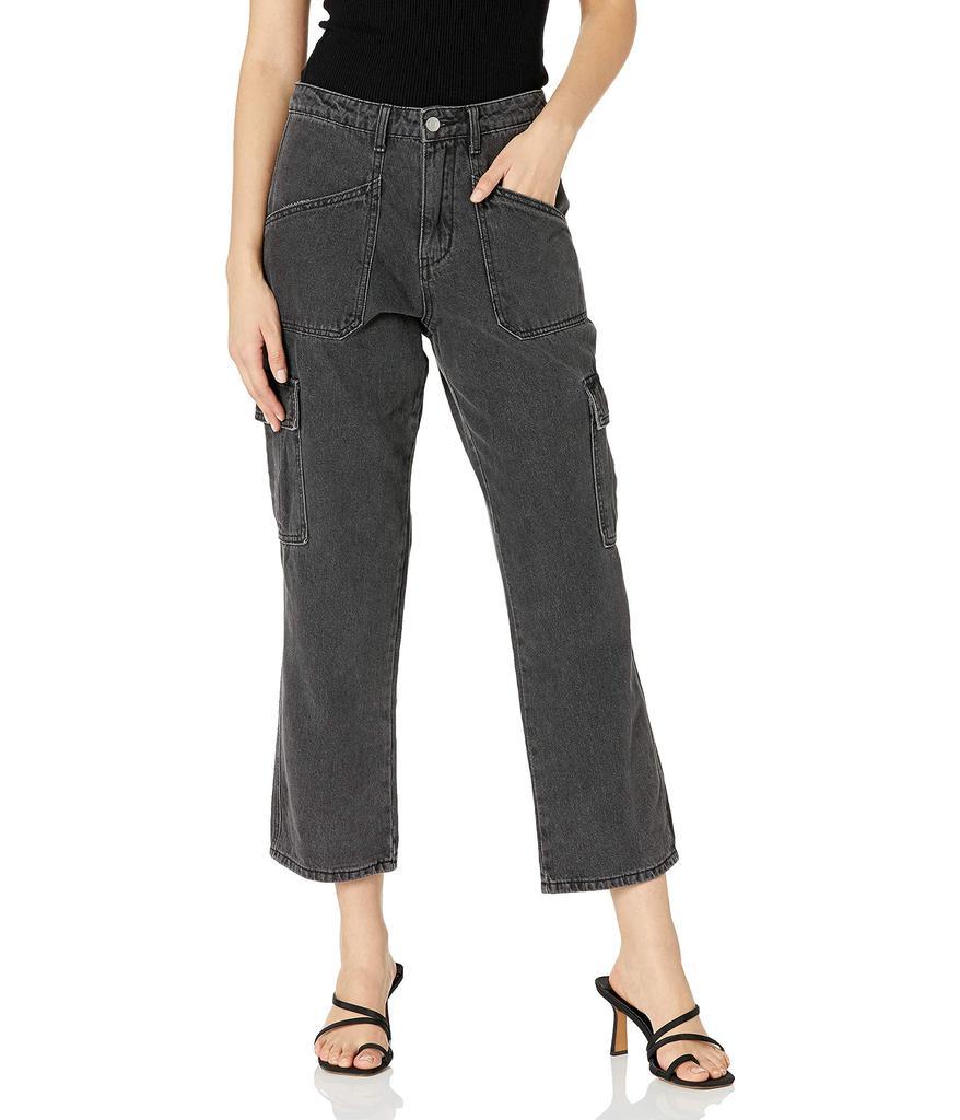 商品KENDALL & KYLIE|KENDALL + KYLIE Women's Cargo Pant - Amazon Exclusive,价格¥581,第1张图片