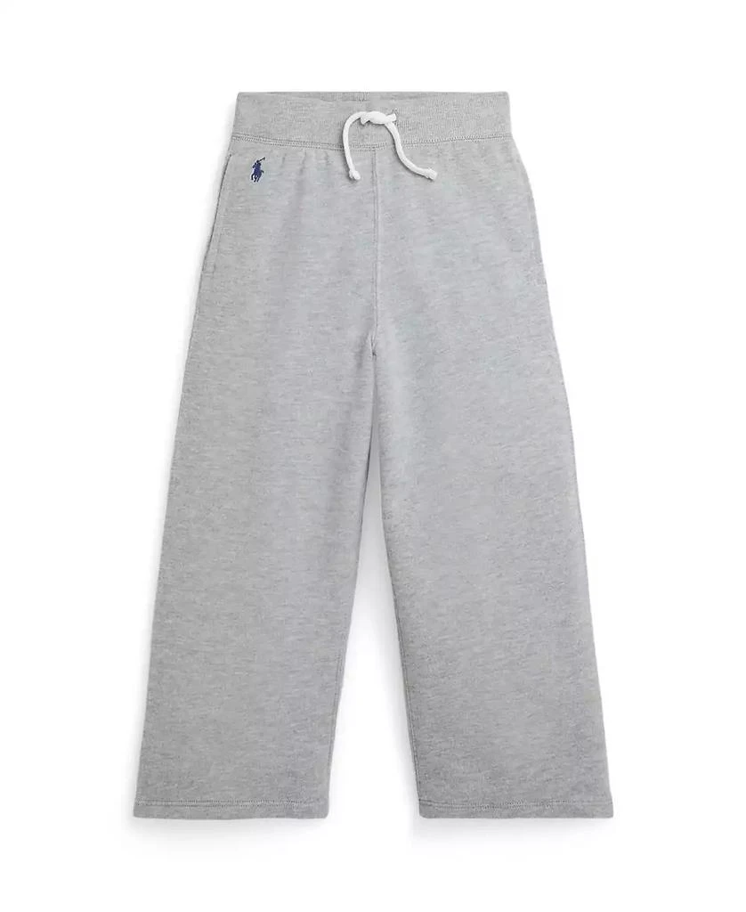 商品Ralph Lauren|Toddler And Little Girls Fleece Wide Leg Sweatpant,价格¥149,第1张图片