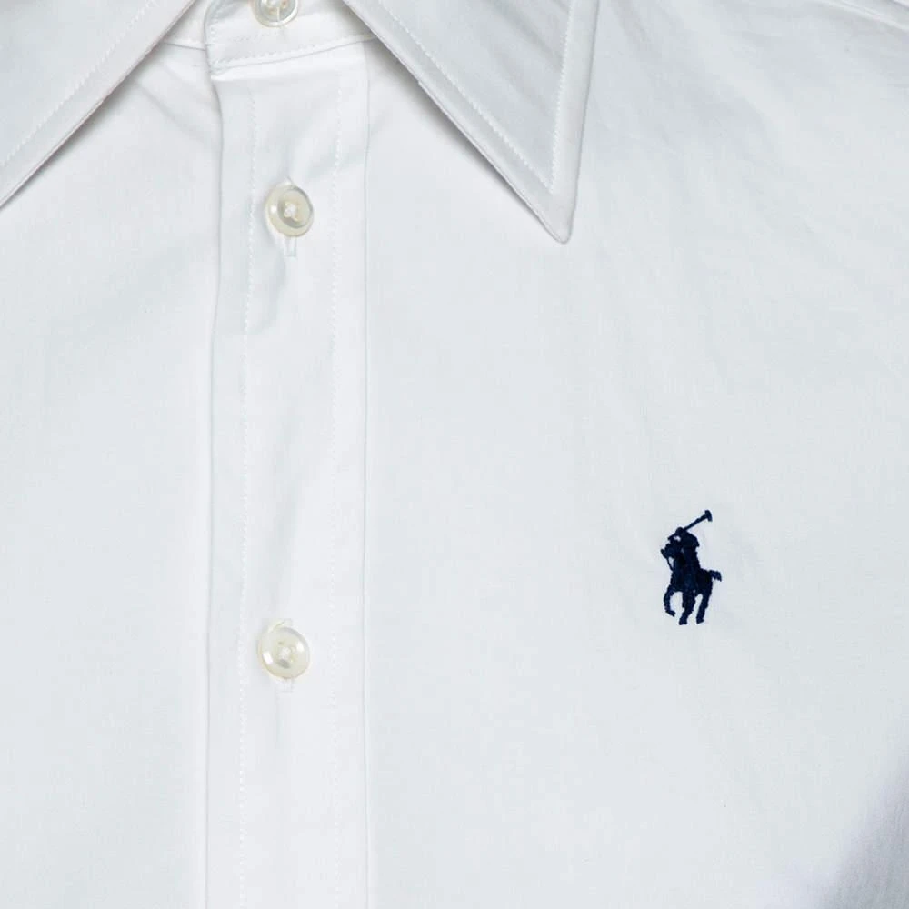 商品[二手商品] Ralph Lauren|Ralph Lauren White Cotton Button Front Super Slim Fit Shirt S,价格¥812,第4张图片详细描述