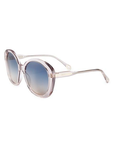 商品Chloé|Xena 55MM Geometric Sunglasses,价格¥2002,第4张图片详细描述