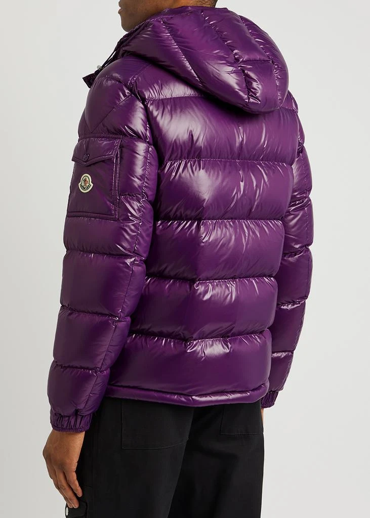商品Moncler|Maya purple hooded quilted shell jacket,价格¥10554,第3张图片详细描述