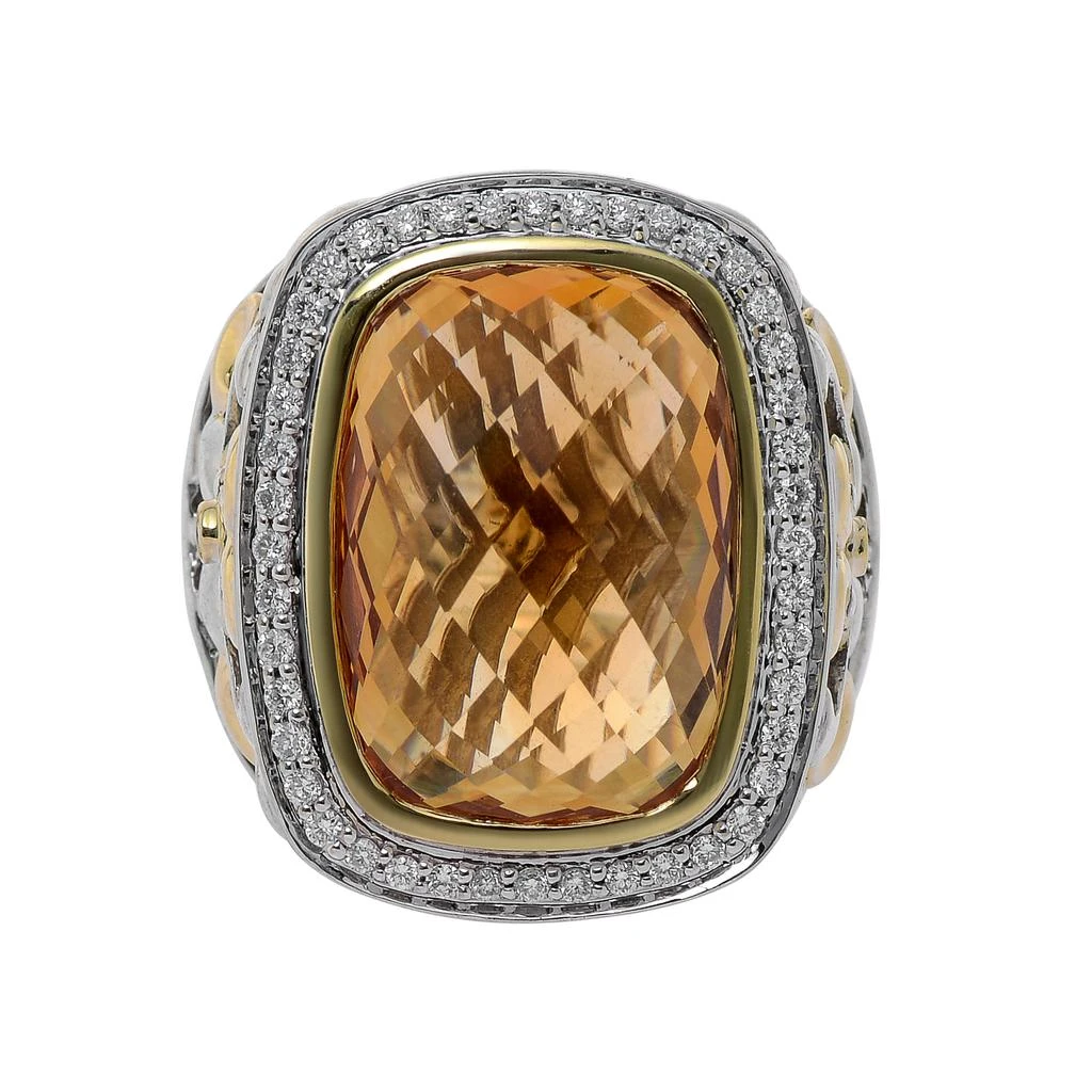 商品Charles Krypell|Charles Krypell Women's Sterling Silver and 18K Gold Ring,价格¥8257,第1张图片