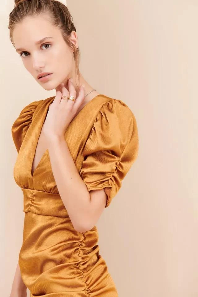 商品4SI3NNA|4SI3NNA Going For Gold Mini Dress,价格¥225,第1张图片
