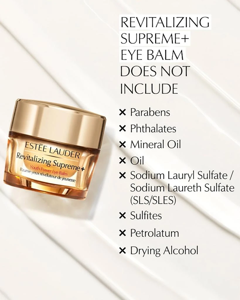 商品Estée Lauder|Revitalizing Supreme+ Youth Power Eye Cream with Hyaluronic Acid, 0.5 oz.,价格¥602,第5张图片详细描述