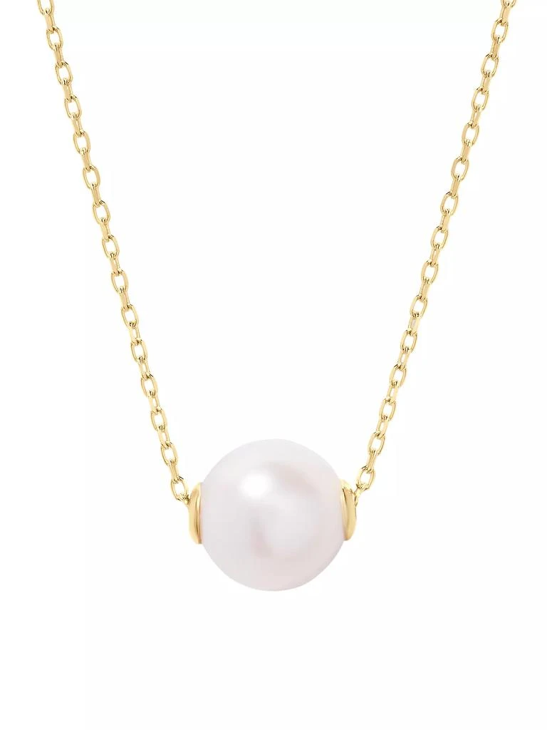 商品brook & york|Selma 14K-Gold Vermeil & Cultured Pearl Necklace,价格¥2098,第1张图片