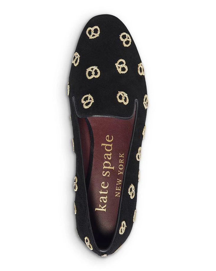 商品Kate Spade|Women's Lounge Mini Pretzel Flat Loafers,价格¥898,第3张图片详细描述