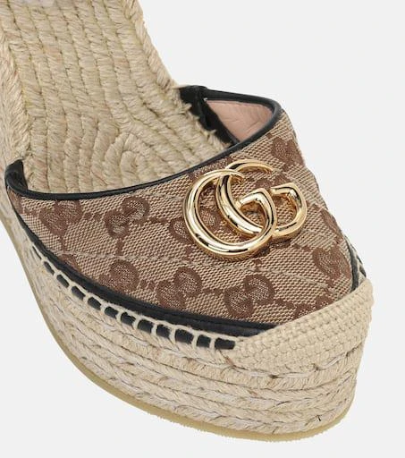 GG canvas wedge espadrilles 商品