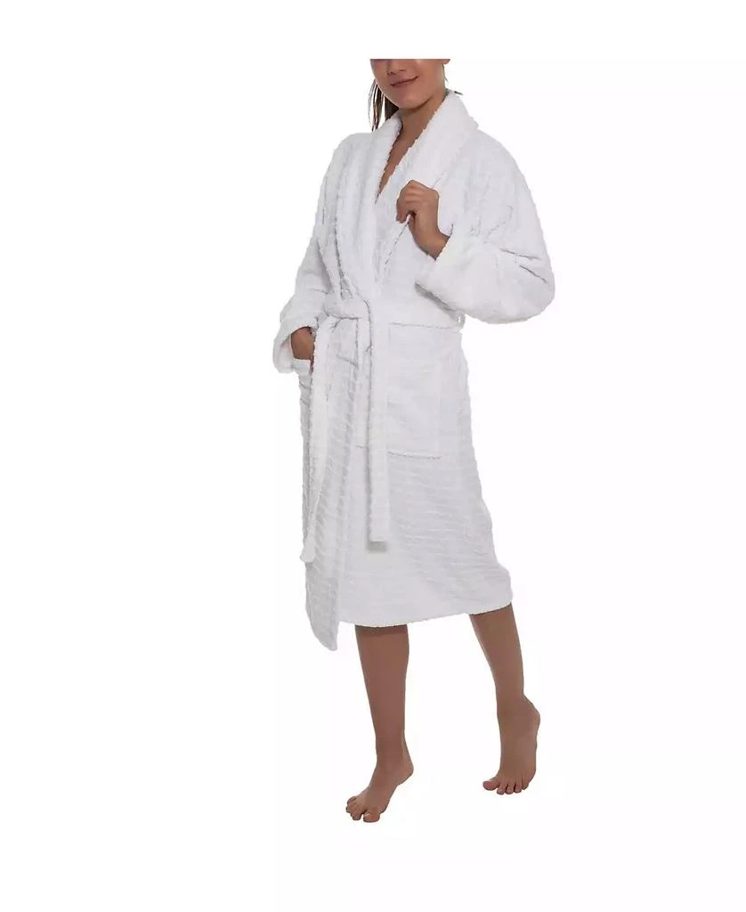 商品OZAN PREMIUM HOME|Azure Unisex Collection Terry Cloth Bathrobe,价格¥414,第2张图片详细描述