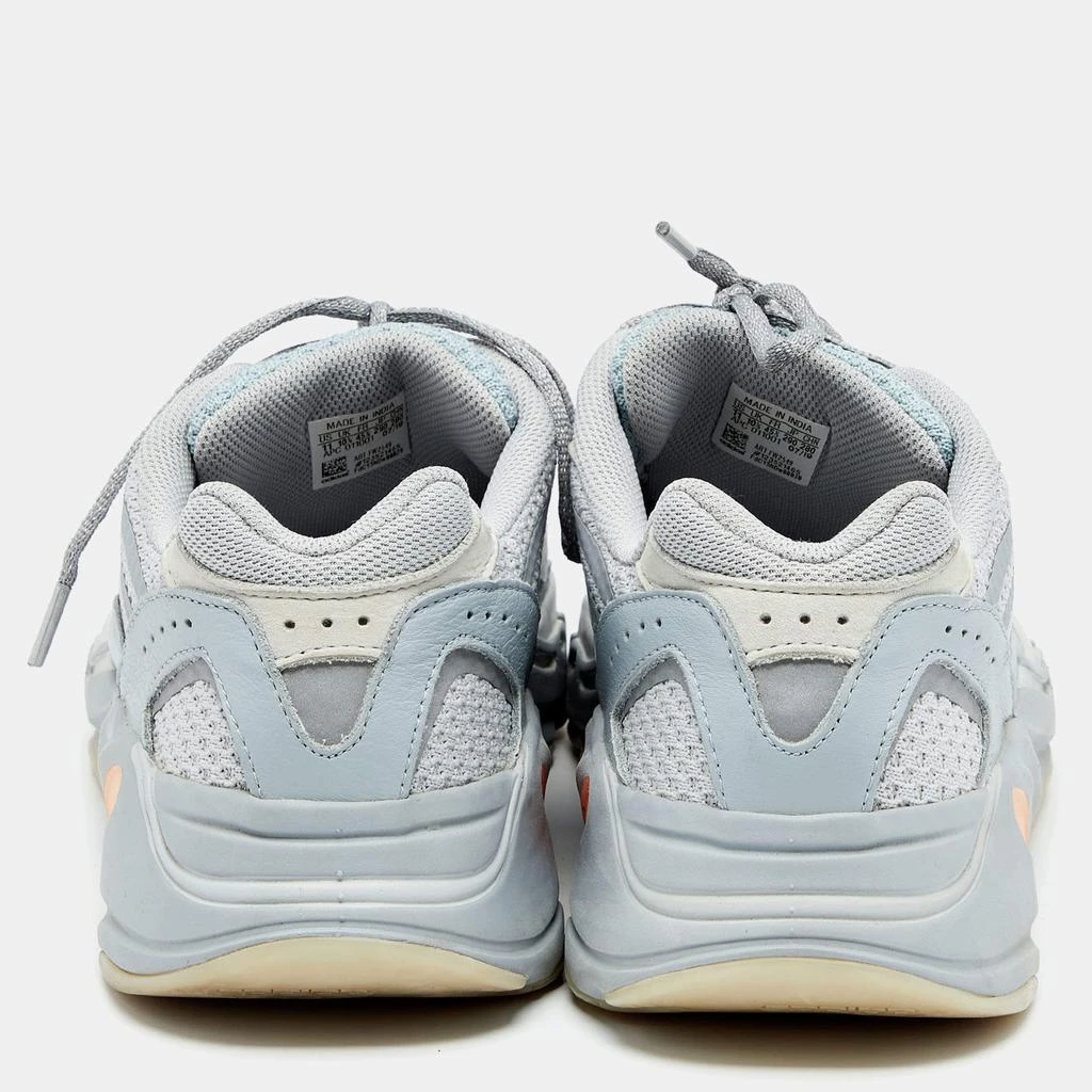 商品[二手商品] YEEZY|Yeezy x Adidas Grey/Blue Nubuck Leather And Mesh Boost 700 V2 Inertia Sneakers Size 45 1/3,价格¥1586,第5张图片详细描述