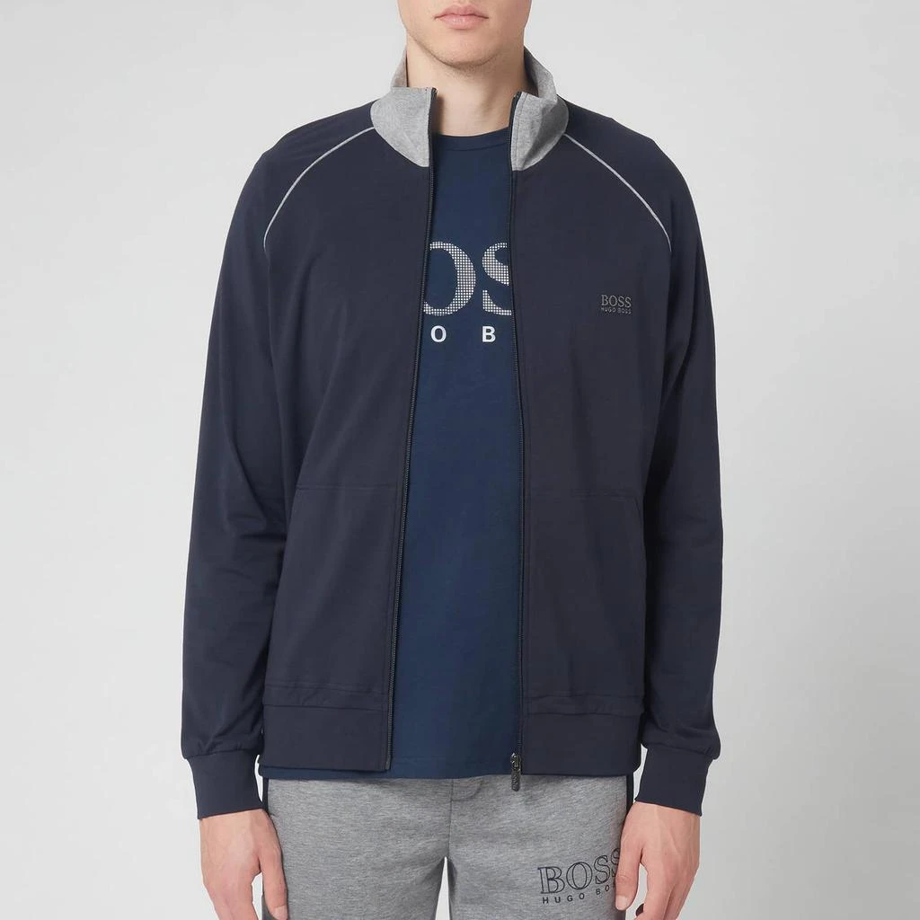 商品Hugo Boss|BOSS Hugo Boss Men's Mix and Match Zip Jacket - Navy,价格¥376,第1张图片