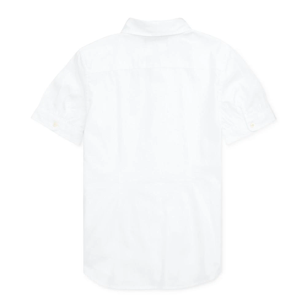 商品Ralph Lauren|Big Girls Short Sleeve Solid Oxford Top,价格¥372,第4张图片详细描述