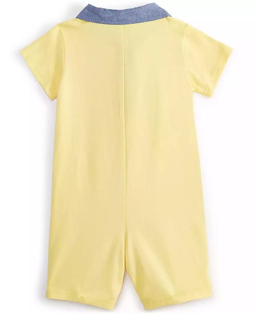 商品First Impressions|Baby Boys Embroidered Boat Sunsuit, Exclusively at Macy's,价格¥56,第3张图片详细描述