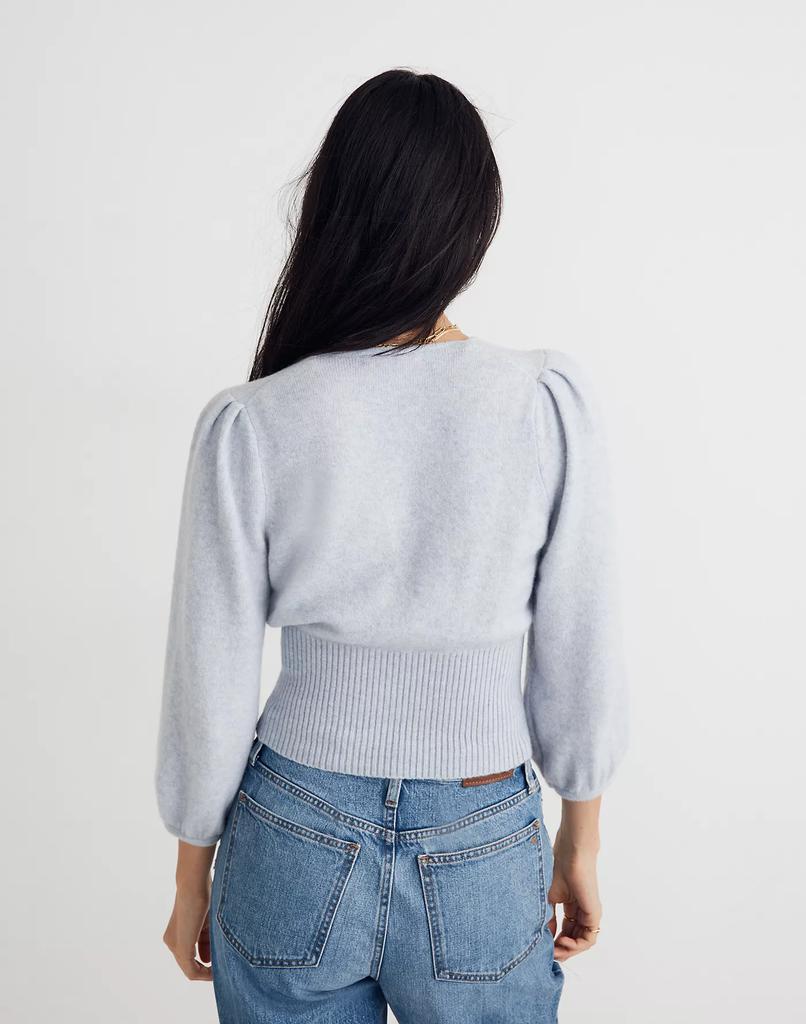 Wrap V-Neck Sweater in Coziest Yarn商品第3张图片规格展示