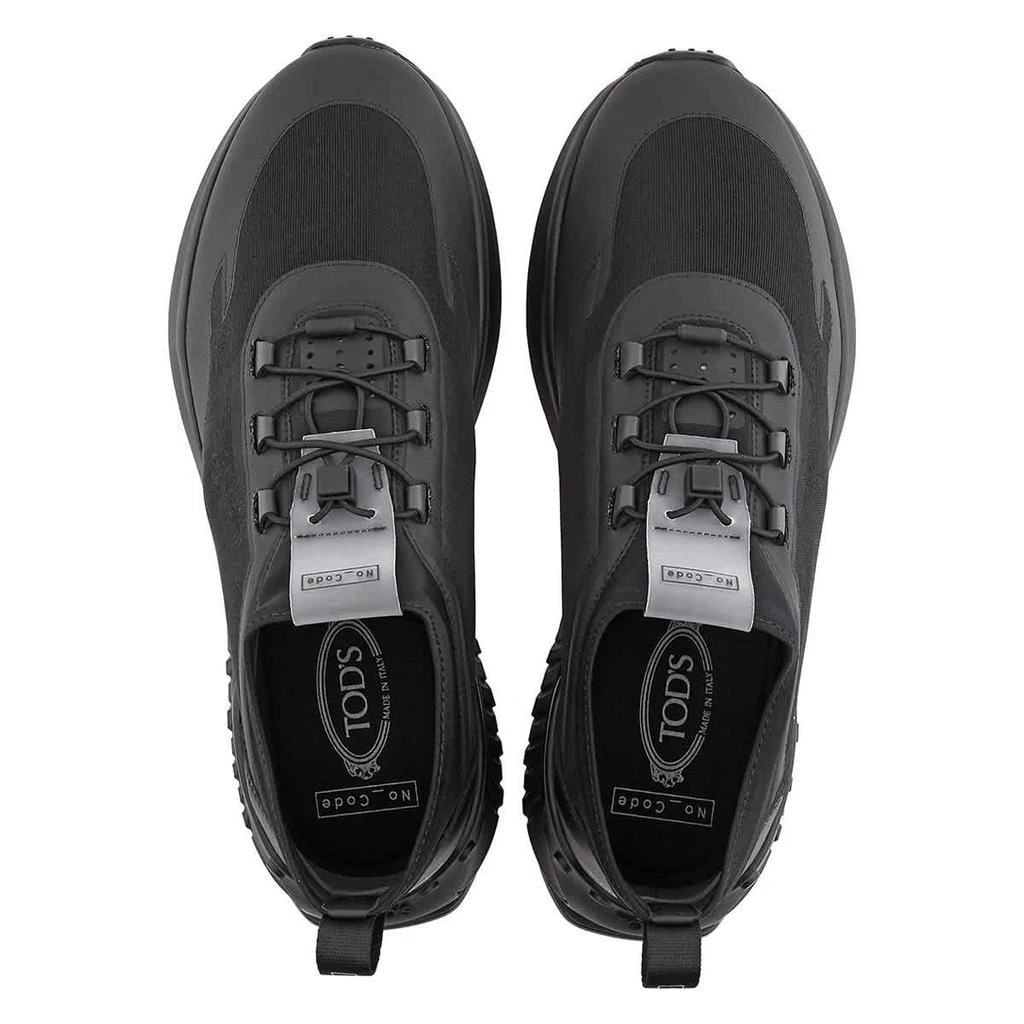 商品Tod's|No_Code J 男士深色焦油低帮运动鞋,价格¥2205,第3张图片详细描述