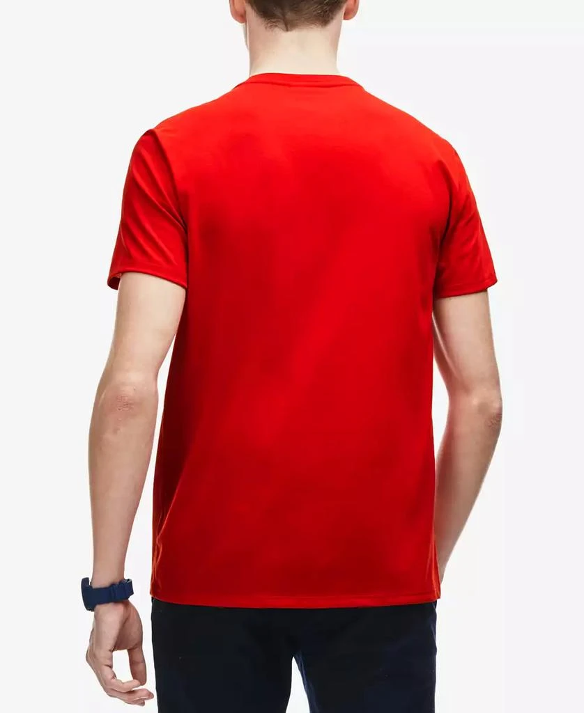 商品Lacoste|Men’s Classic V-Neck Soft Pima Cotton Tee Shirt,价格¥273,第2张图片详细描述