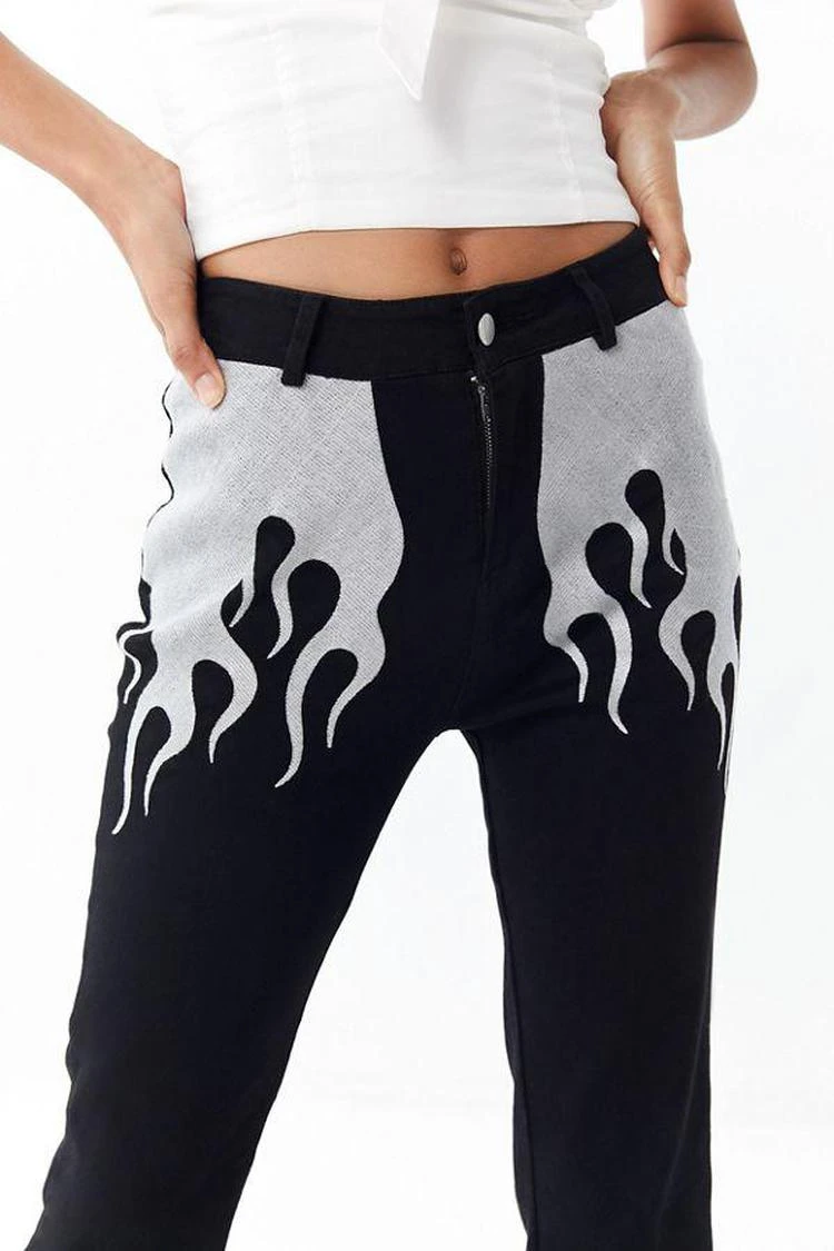 商品I.AM.GIA|I.AM.GIA Quinni High-Rise Flame Flare Jean,价格¥592,第2张图片详细描述