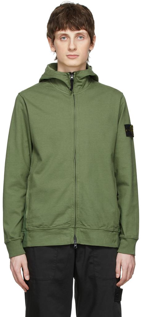 Green Cotton Hoodie商品第1张图片规格展示