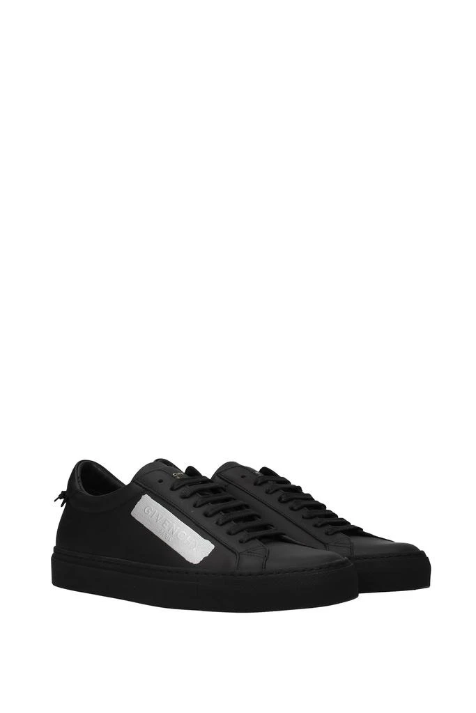 商品Givenchy|Sneakers urban street Leather Black Silver,价格¥3278,第2张图片详细描述