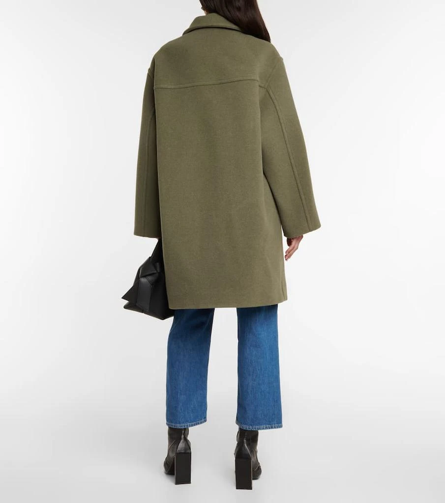 商品Acne Studios|Funnel-neck wool-blend coat,价格¥8616,第3张图片详细描述